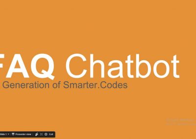 FAQ Chatbot using Knowledgebase